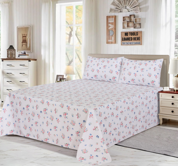 Cotton Percale BedSheet Design BS-355