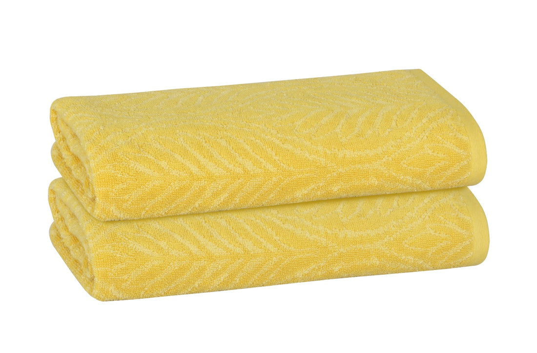 100% Cotton yarn Dyed Towel-Leaf