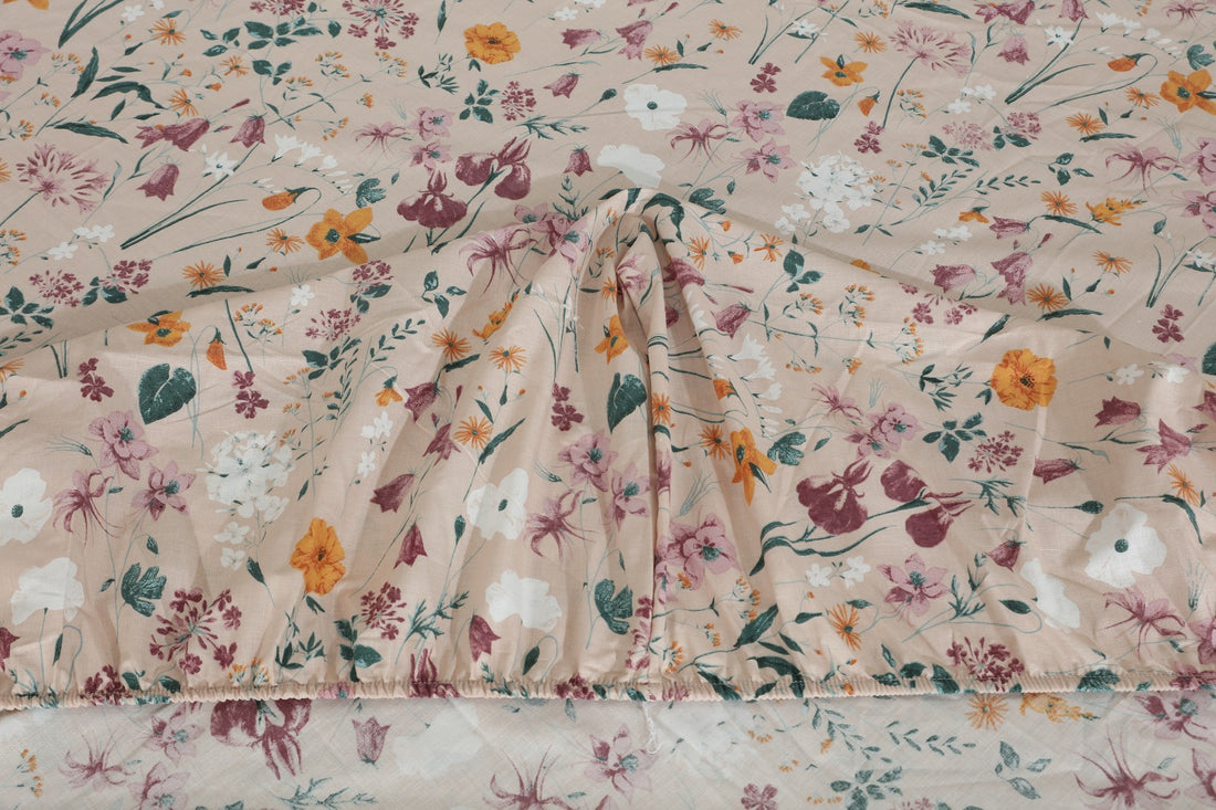 Cotton fitted sheet FT-126