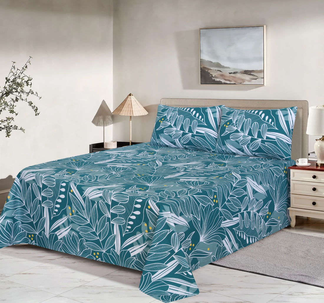Quilted Winter Comforter 6 Pcs Set Design-18
