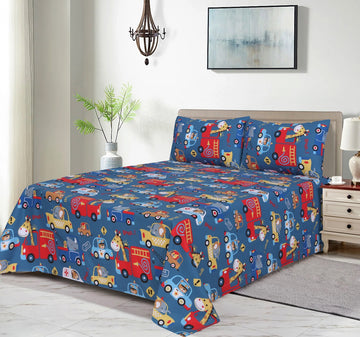 Kids Cotton BedSheet Design KB-11