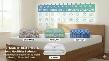 12-Month Bed Sheets Hygiene Calendar for a Healthier Bedroom