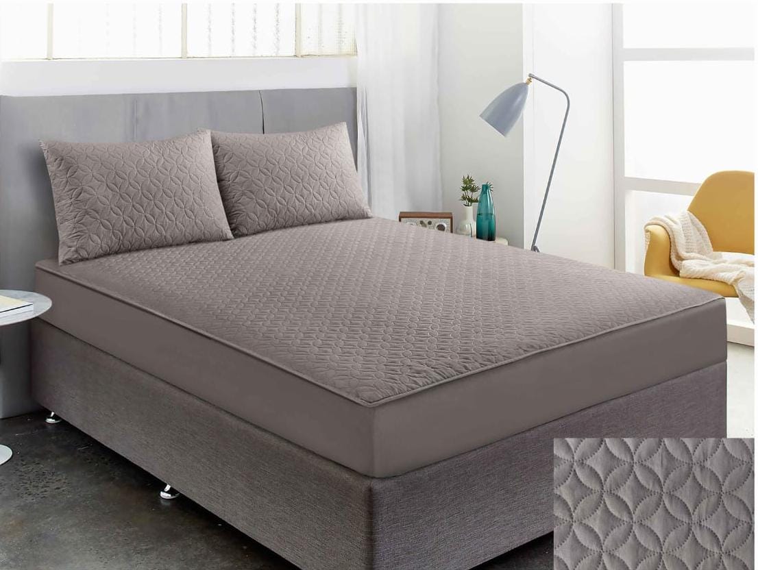 Quilted Waterproof Mattress Cover-with Pillow 07