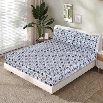 Cotton Fitted Sheet Design FT-23