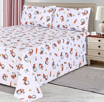 Percale Cotton BedSheet Design  BS-122