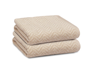100% Cotton yarn Dyed Towel-Chevron