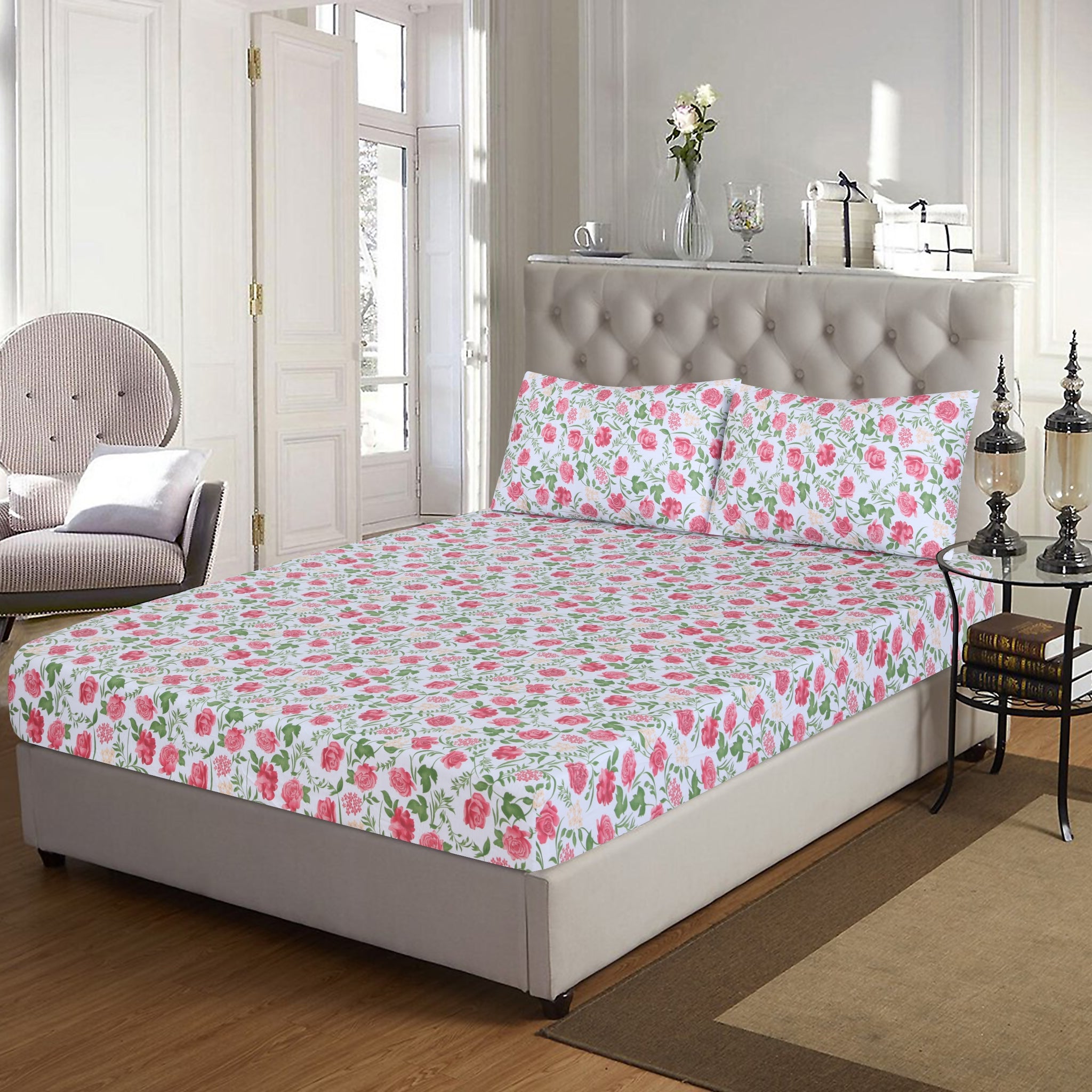 Cotton Fitted Sheet Design FT-01