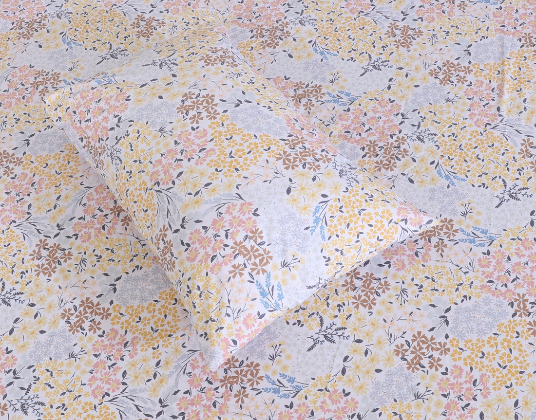 Autom Bloom Cotton Percale BedSheet BS-67
