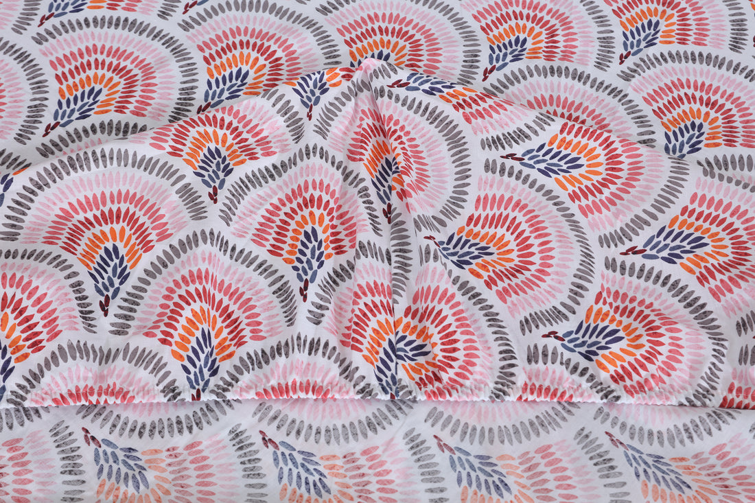 Cotton fitted sheet FT-163