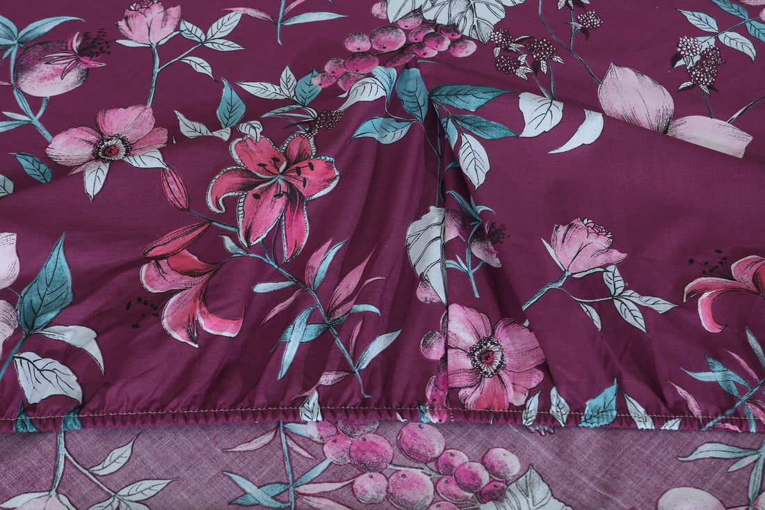 Cotton fitted sheet FT-159