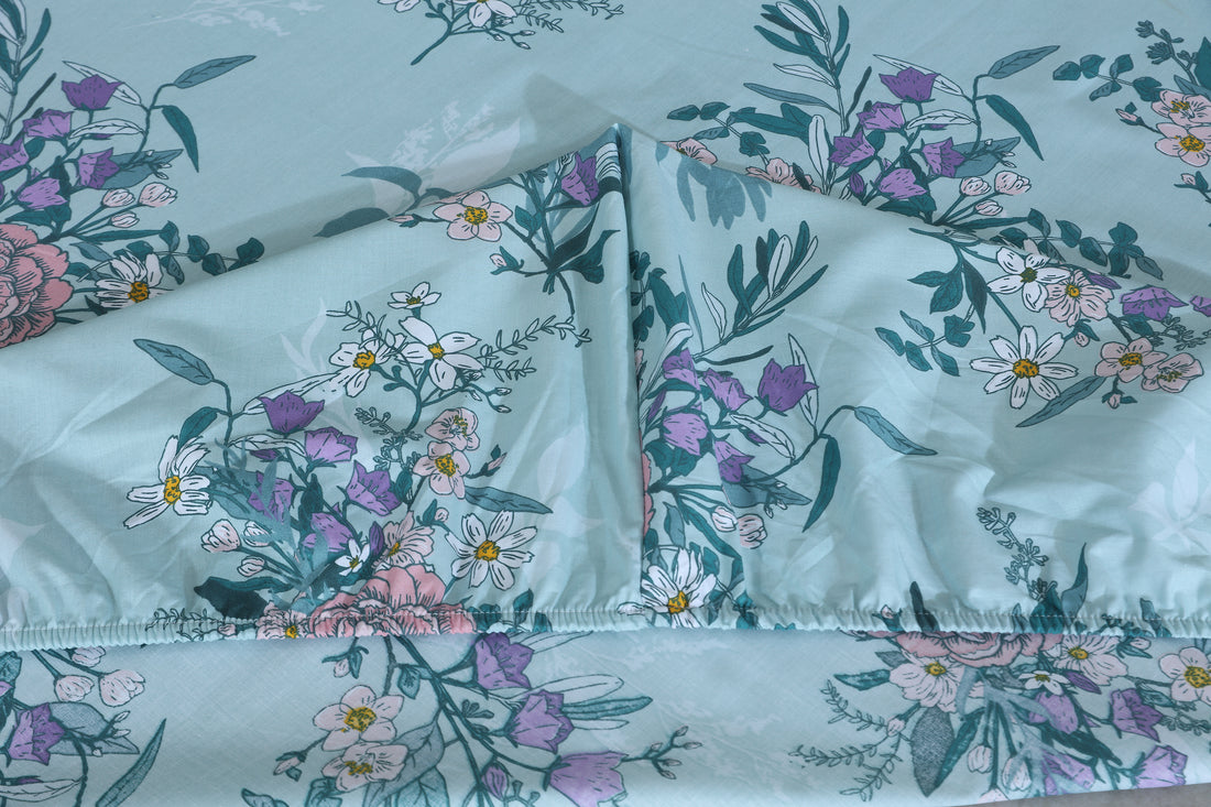 Cotton fitted sheet FT-167