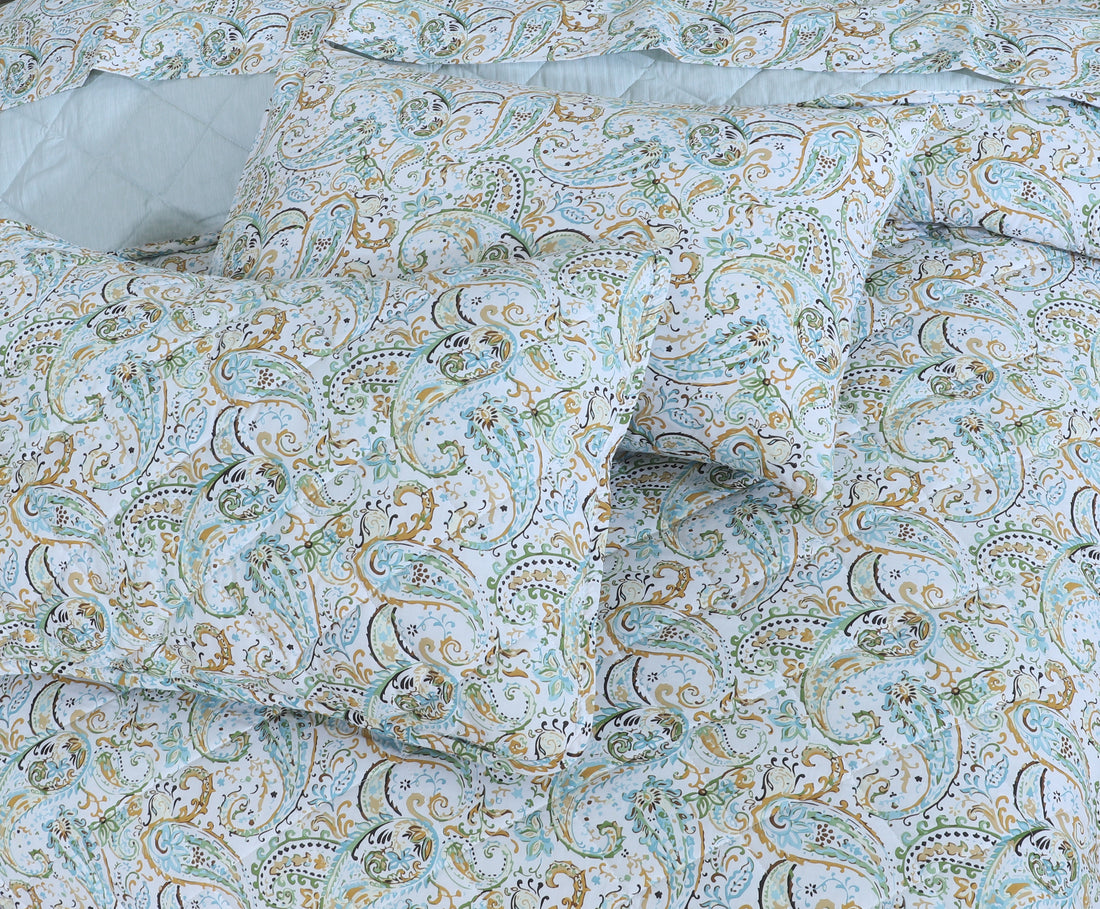 Quilted Summer Comforter 6 Pcs Set Design-22