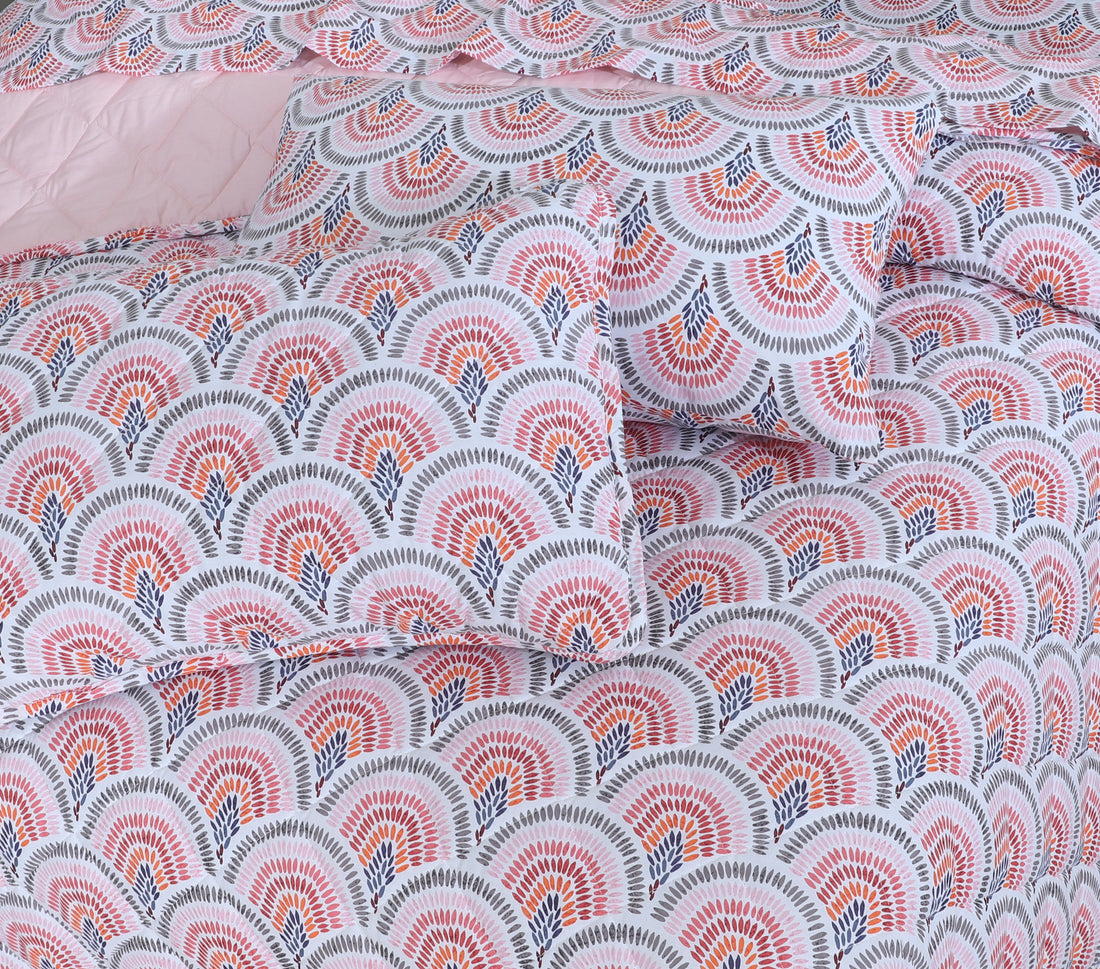 Quilted Summer Comforter 6 Pcs Set Design-19