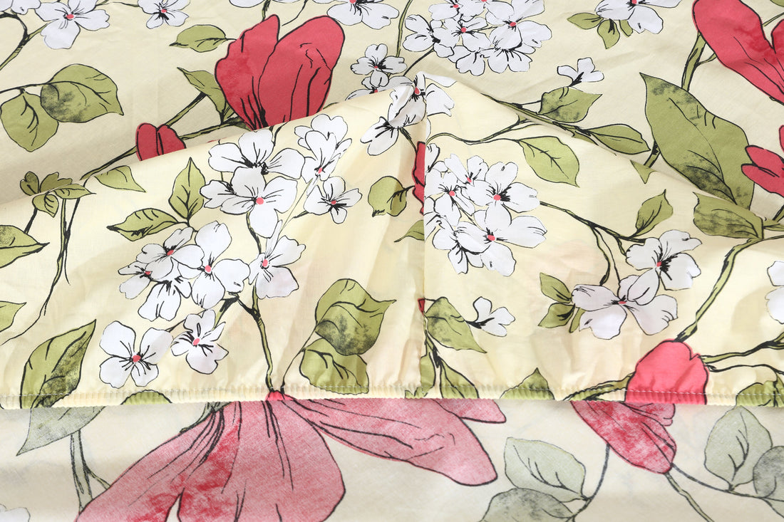 Cotton fitted sheet FT-177