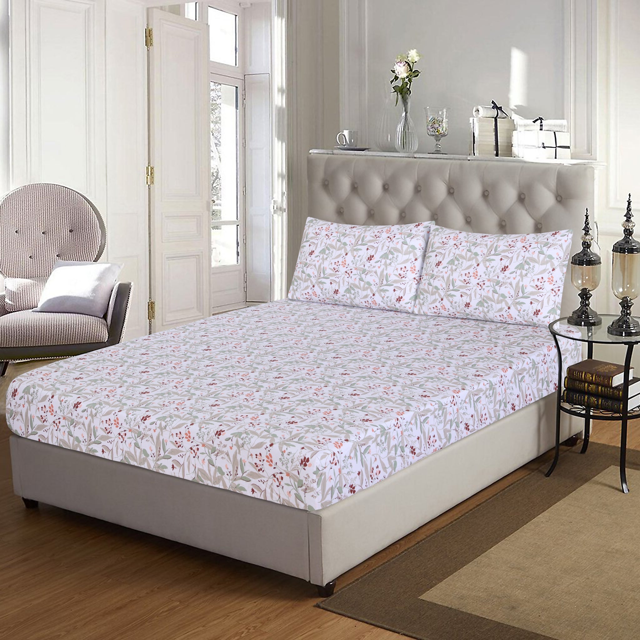 Cotton Fitted Sheet Design FT-03