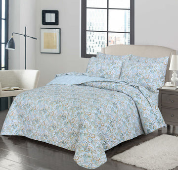 Quilted Summer Comforter 6 Pcs Set Design-22