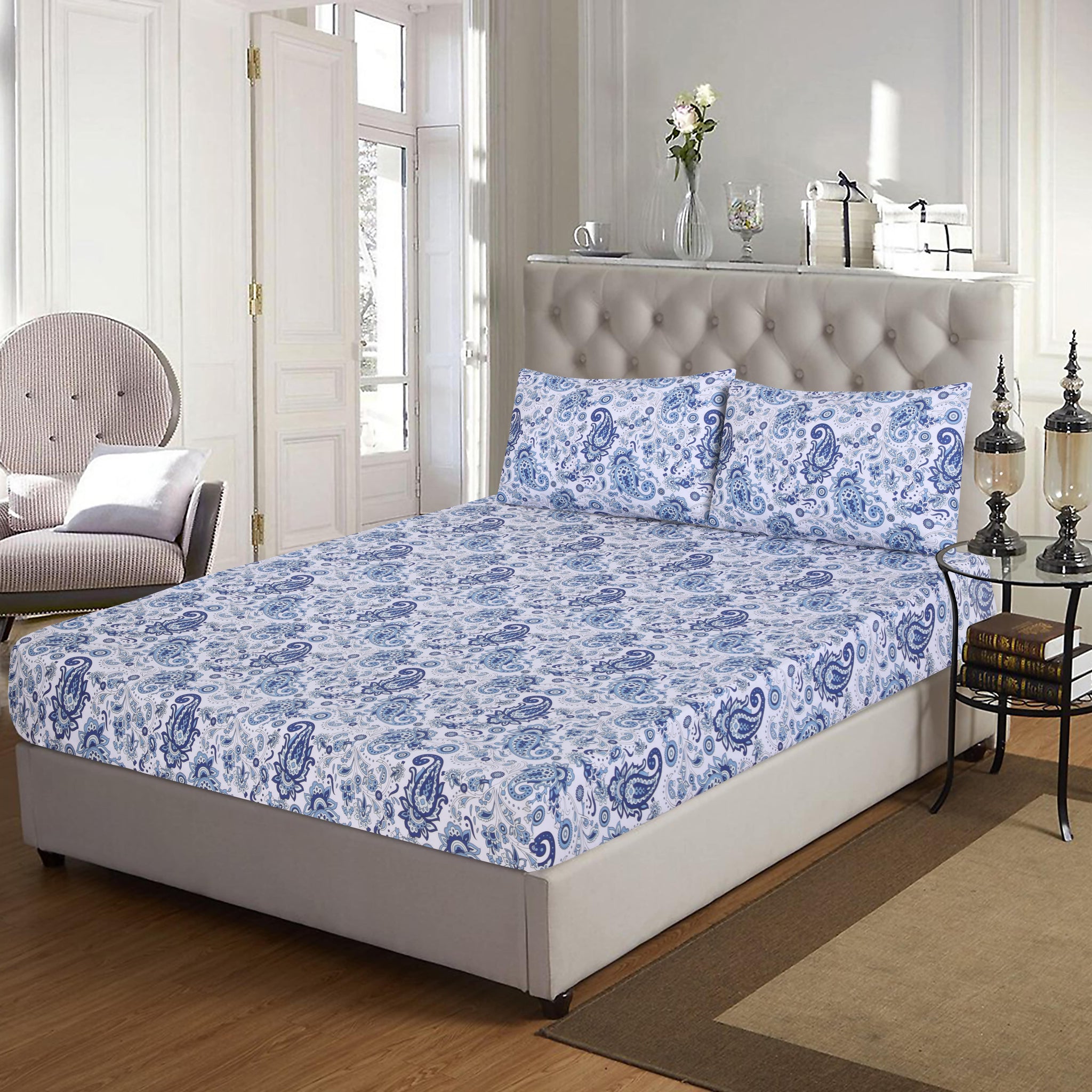 Cotton Fitted Sheet Design FT-20