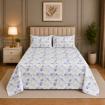 Cotton Percale BedSheet Design BS-377