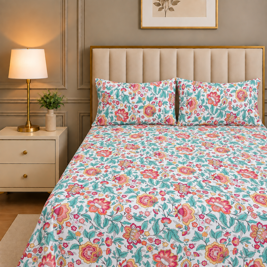 Cotton Percale BedSheet BS-279