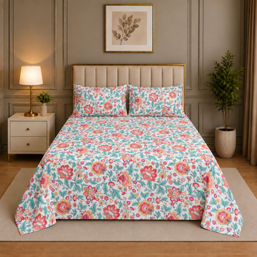 Cotton Percale BedSheet BS-279
