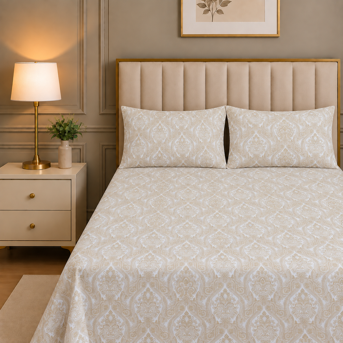 Cotton Percale BedSheet BS-66