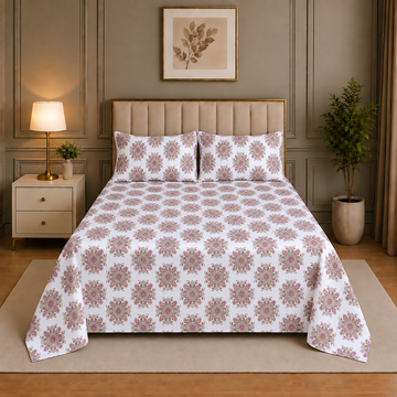 Cotton Sateen BedSheet Design BS-275