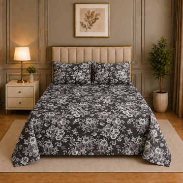 DIGITAL PRINT SATEEN BEDSHEET BS-555