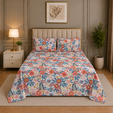 DIGITAL PRINT PERCALE BEDSHEET BS-563