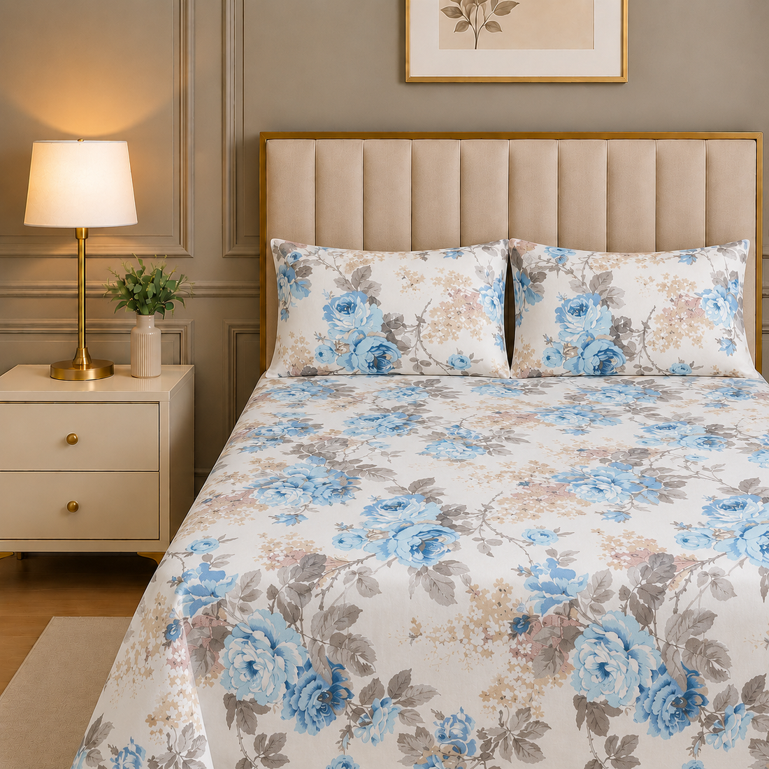 DIGITAL PRINT SATEEN BEDSHEET BS-553