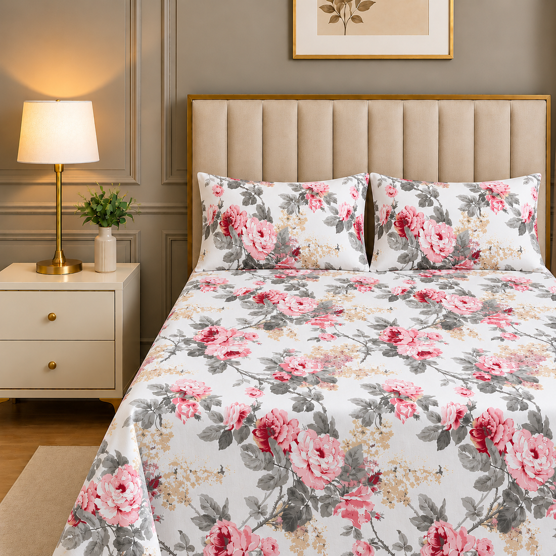 DIGITAL PRINT SATEEN BEDSHEET BS-554