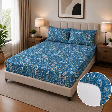 DIGITAL PRINT PERCALE FITTED SHEET FT-226