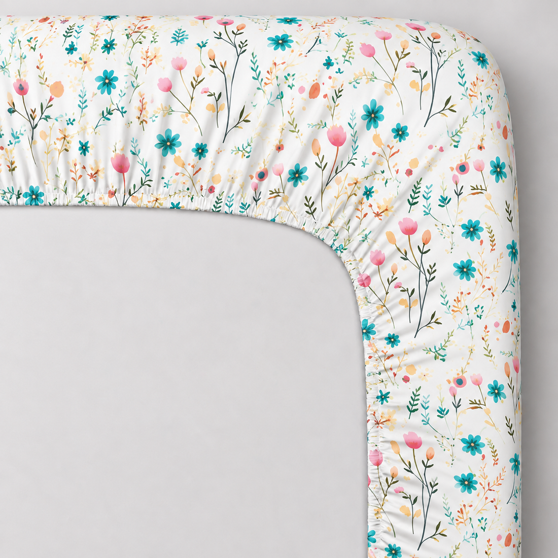 DIGITAL PRINT SATEEN FITTED SHEET FT-221