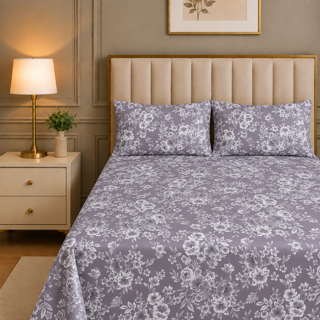 DIGITAL PRINT SATEEN BEDSHEET BS-556