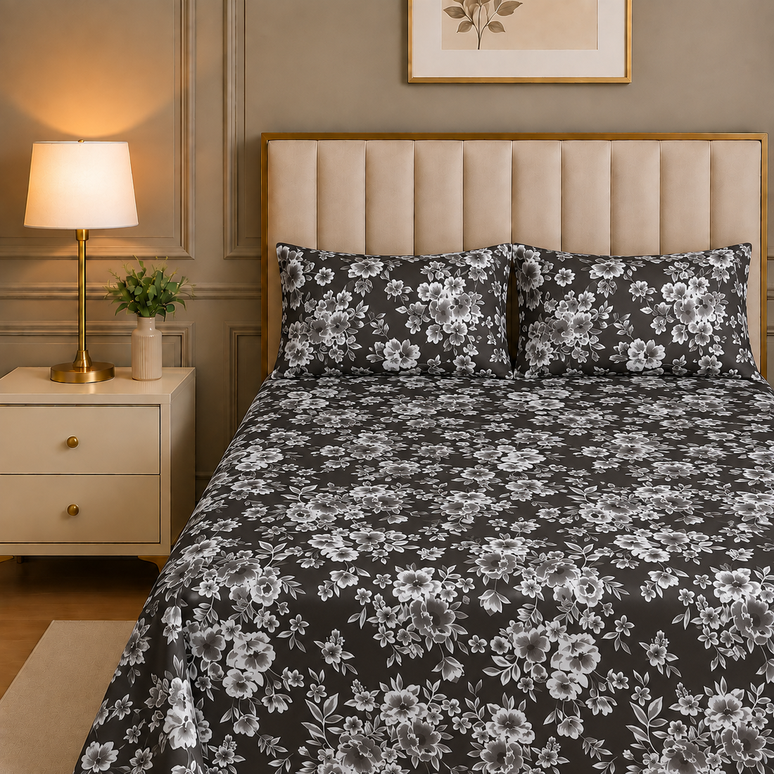 DIGITAL PRINT SATEEN BEDSHEET BS-555