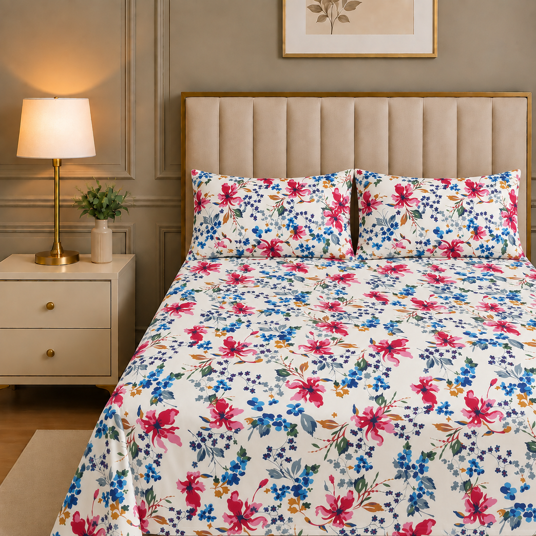 DIGITAL PRINT PERCALE BEDSHEET BS-561