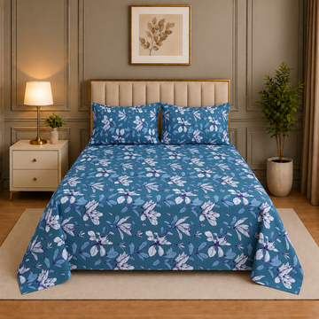 Cotton Percale BedSheet Design BS-501