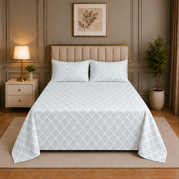 Cotton Percale BedSheet Design BS-378