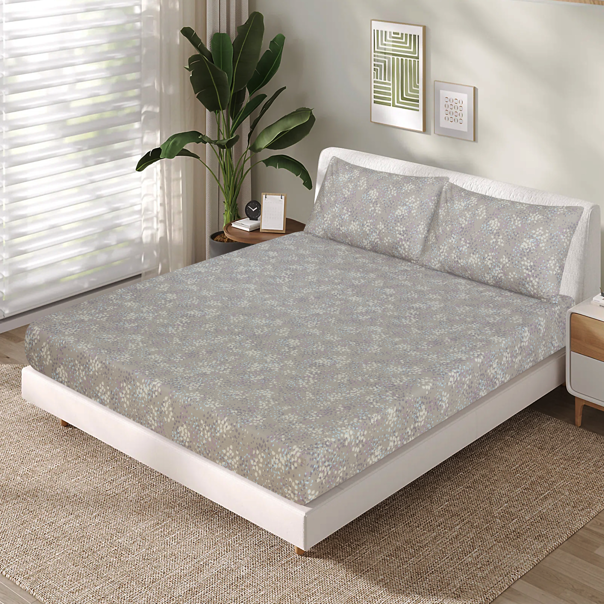 Cotton fitted sheet FT-149