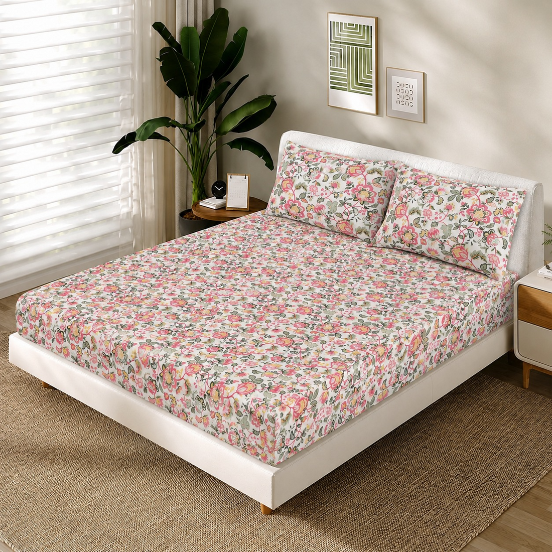Cotton fitted sheet FT-213
