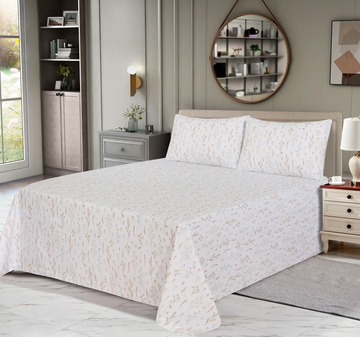 Cotton Percale BedSheet Design BS-356