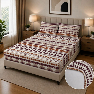 Cotton fitted sheet FT-219