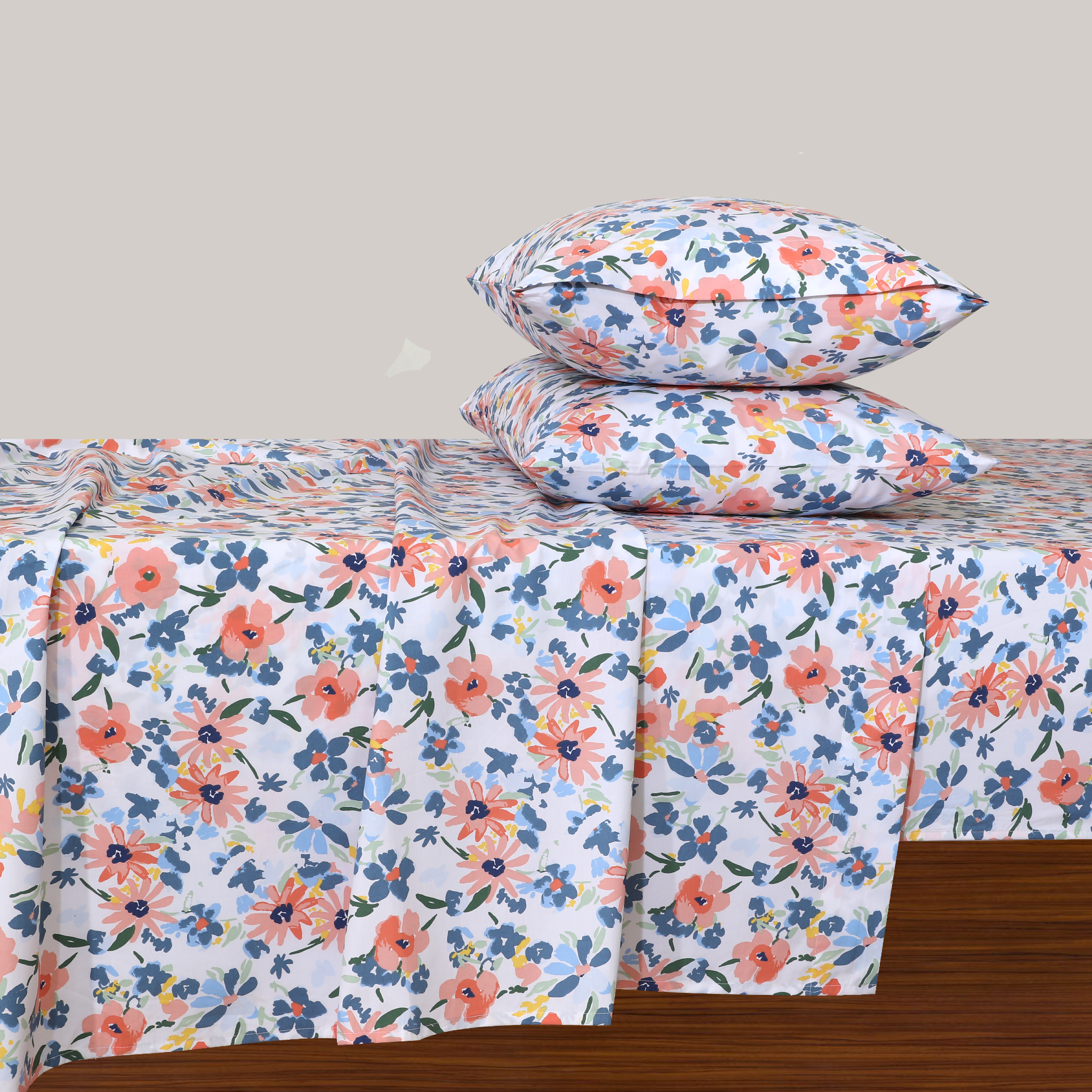 Cotton Percale BedSheet Design BS-374