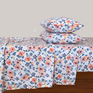 Cotton Percale BedSheet Design BS-374