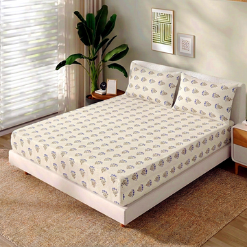 Cotton fitted sheet FT-212
