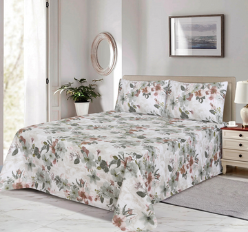 Cotton Sateen BedSheet Design BS-499
