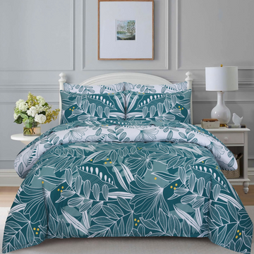 Quilted Winter Comforter 6 Pcs Set Design-18