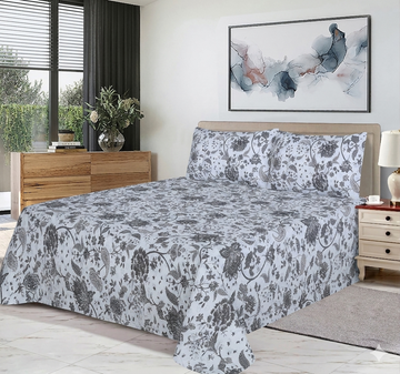 Cotton Percale BedSheet Design BS-487
