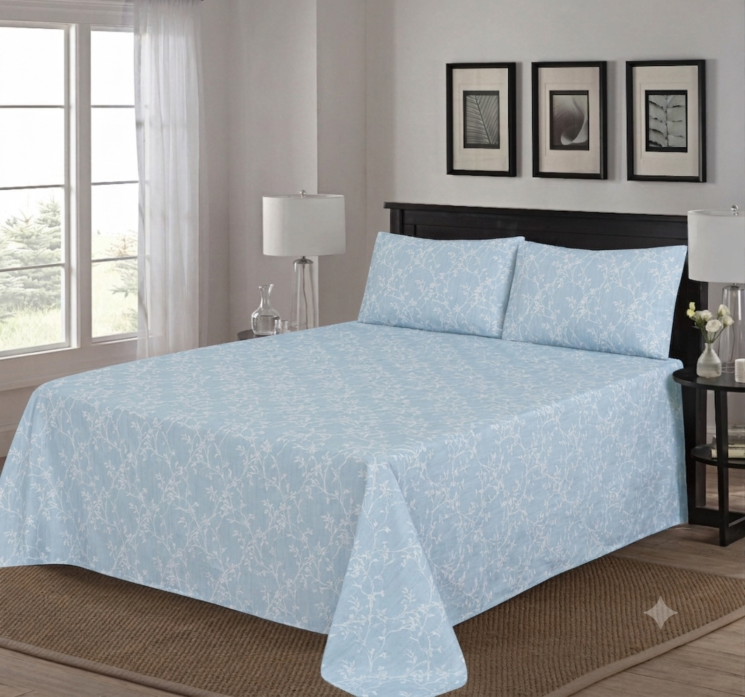 Cotton fitted sheet FT-211