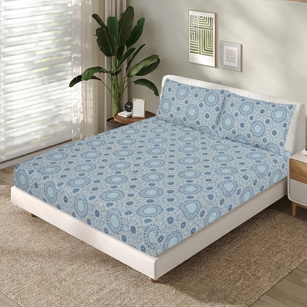 Cotton fitted sheet FT-210