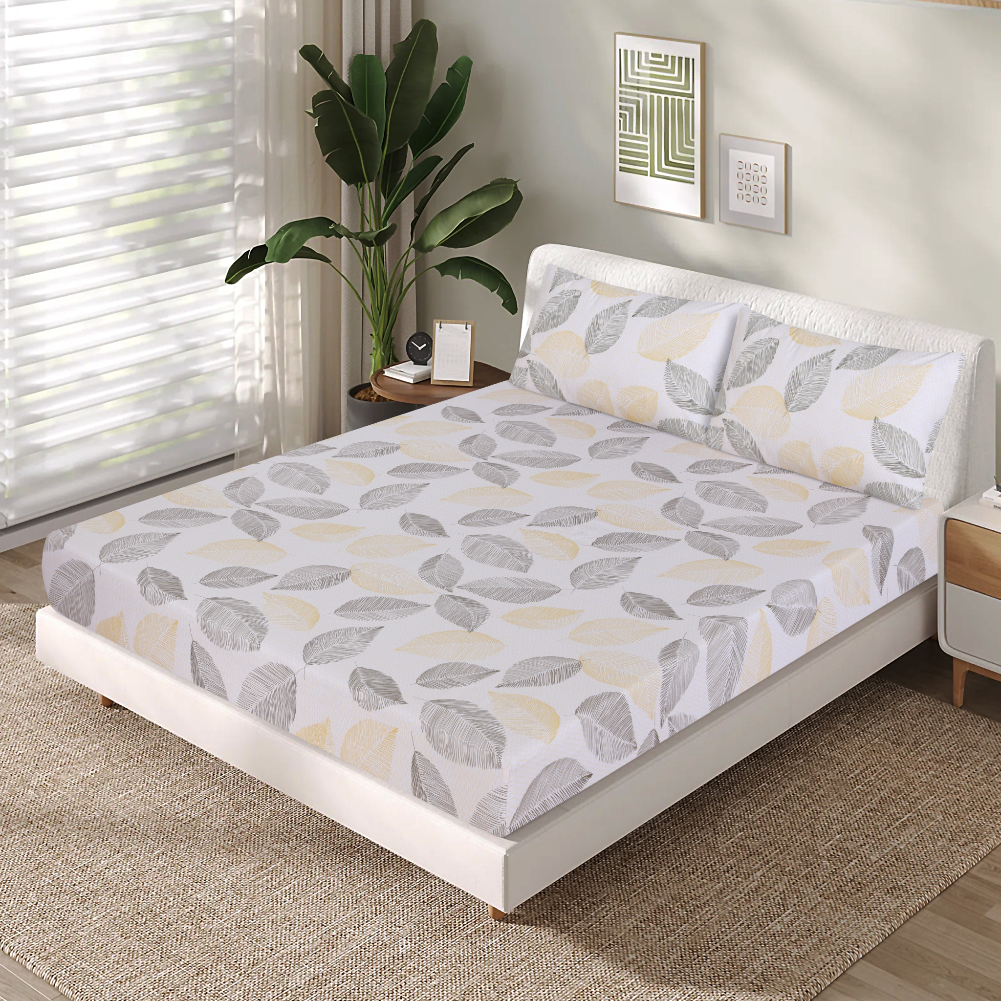 Cotton Fitted Sheet Design FT-93